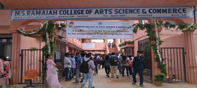 MS Ramaiah College of arts, science and commerce Bangalore